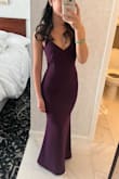 I wore this to a winter wedding and I absolutely loved this dress. XS fit great and of course, bring 5'3" I had to get it tailored. Never received so many compliments! It was big in the chest area so I had to wear a strapless bra that fit perfectly between the cross in the back. - Janet N.