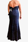 Loved this dress, its fabric, its style, and shape too. Unfortunately there is NO stretch, and I couldn't zip it up at the bust line, otherwise it would have been my choice for an upcoming event. I ordered the XL, so there was no going up a size. - Kathy F.