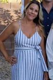 This dress has been the perfect go to for all the summer events, date nights, weddings etc.  It's a really great go to comfortable linen type dress that really can be dressed up or down! - Lorin W.