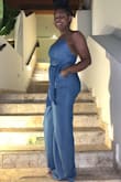 Love the fit, the length is really long, if wearing heels not so bad but with flip flops it will drag the ground. - Andrea T.