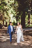 The dress looks great for my small and simple COVID19 wedding. I received many compliments on it. :)

I'm usually a size small but I ordered a size XS and it fits me almost perfectly except for the length. It was quite long for me so I had to get it hemmed. - Nancy L.