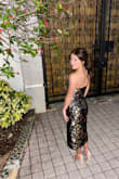 This dress was a hit! I wore it for a semi-formal wedding in Florida and it was the perfect dress for the occasion. I ordered a size X-small and a small. The x-small fit perfectly everywhere but was the slightest bit too tight at the top and I knew would be uncomfortable to dance in. I kept the small and ended up getting it altered which then fit like a glove. So glad I made the purchase. - Rylie S.