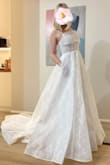 Very nice dress! I should have ordered a size 4 but it wasn't available. Pockets are see through but I like how this dress holds on its own and doesn't need a petty coat. - Kristi K.