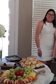 I got this for my small Bridal Shower. I'm a little big and got big hips, I got a Large, I would have got an XL but it would be too big, but I loved the way it made my body look. - Leeann R.