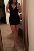 I mean dude just look at this. I'm 4'11" and had a black dress that wasn't very flattering so I finally ordered this to replace it. Makes the girls look bomb, don't need a bra. I'm going to get it altered anyway because I want it to fit perfectly (the straps are slightly long and the dress is folded under in the photo) but I love it, totally worth it. Shoes are from Lulus too. - Alexis K.