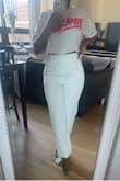 Not sure about the sizing issues other reviewers mentioned but I think the pants are a perfect fit. So flattering! One of my best purchases to date! - Kerisha R.