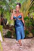 Love this dress! The color, the quality, and fit was everything! I have no complaints! Definitely a head turner! - Kerisha R.