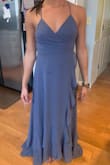 Great color, I love the dress it does run long - Anna M.