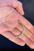 These earrings look great but unfortunately one of them broke the very first time I wore/removed them (see photo). Super bummed at the quality :( - Lacey G.