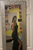 This dress was stunning!! It fit perfectly. And the cut is very flattering. The color was beautiful. Overall, a gorgeous dress. Definitely recommend. - Grace B.