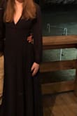 This dress is perfect for a wedding! I loved the slit and it fit great around the waist. I received many complaints about it. I will say like other reviews have mentioned it is a little long so there is a possibly you will need to wear higher heels or get the dress hemmed. Also shipping was fast! I will definitely be back to Lulus for my next dress purchase! - Hannah T.