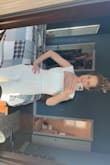 The fit is perfect! However, I will need to have these hemmed before I can wear& they drag the floor even with 3" heels on and I'm 5'8! - Hannah D.