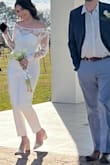 I bought these for my wedding and they are amazing, fit perfectly and are very comfortable despite the narrow shape in the toes. They have a plastic pad for support on your heel as well and you can match the color with anything - Kristel F.