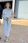 The embroidery makes this piece be unique and perfect for a wedding day. It is true white no ivory or beige. The only thing I would add is very see-through so you have to make sure you wear proper underwear. 
Comes a bit small - Kristel F.