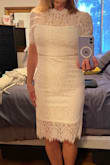 Lovely dress, the fabric is nice. Beautiful quality for the price, but I should have chosen a medium - Ronald M.
