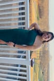 I wore it to a February wedding and I loved the green color! I originally got the large but it was a little too tight so I sized up. The XL gave me room to be more comfortable! I loved this dress! - Zoe S.