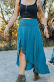 Used this for family pics. Super cute. Ordered the medium and it was a little big around the waist but it was doable. Only complaint ids the material was wrinkly. - Jaye F.