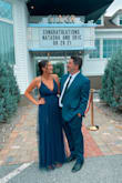 This dress is gorgeous. It was perfect for my brothers wedding. But unless you are super tall, you are going to need this dress altered. It is very very long. At 5'6 I rarely need my dresses altered for length, but I had to with this one. With all the layers, the alterations ended up costing more than the dress. It was for a wedding, so I didn't mind, but just be aware. The top part was also a little loose on my 34C chest, but that was able to be fixed with some fashion tape. - Carly A.