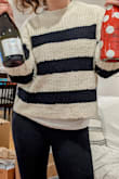 Such a cozy sweater and has easily become one of my go-to's! It was a bit more cropped than I realized and the sleeves juuust fit. But I think sizing up would have made it too slouchy for me. - Beatriz K.