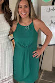 Great dress! Fits true to size. Very comfortable! I wore it for 3 baby and bridal shower events! - Karen C.