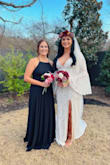 Beautiful!!! I love how long it is and that it covered my feet. Very flowy and comfortable! Delivered quickly too! - Heather S.
