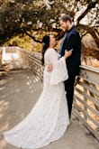 If you're on the fence about buying this dress, DO IT! It fits like a dream, is so flattering, AND has no bra is necessary! I felt so pretty and our special day>p the zipper is a little bit tricky, but if you have assistance, it's pretty easy to get up! - Jenn G.