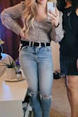 I have a few trips coming up and I bought this so I could style it a few ways - it's super cute with shorts or pants! I'd caution that it's difficult to wear a bra due to there being some gap in the front buttons, so I wear it without one. - Brittany S.