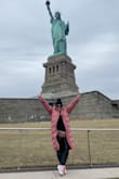 I bought this for our trip to NYC in February we live in California and everyone laughed at me saying it's ridiculously HUGE even my husband laughed BUT let me tell you when it was 27 degrees with a wind chill he was NOT laughing anymore instead he was looking for a way to get in the jacket with me LOL! It is long however you can definitely style it up I wore jeans and a sweater with it and the XL allowed room for a thick cable sweater under it, that's why I bought it bigger to give room for sweaters, it kept me warm during the snowstorm they had while we were there. I love it, glad I purchased it. - Ines F.
