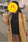 It's pricey but worth it. The coat is nicely made, very good material, elegant and beautiful. Love this a lot. - GG P.