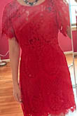 I love the vibrant red color of this dress and the fit is great too! - Richa P.
