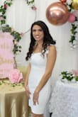 Loved this dress! It was everything I was looking for. I wore it at my Bridal shower and got many compliments! It was super comfy and not see-through at all. - Beth C.
