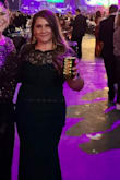 I needed a dress for a Mardi Gras Extravaganza and this dress was perfect!! Love the color and it fits like a glove. No bra is needed which is a big plus for me! Love the material! Does not feel or look cheap at all. I had a lot of trouble zipping and unzipping the zipper all the way. So I just unzipped the lace area and slipped the dress over my head. Worked like a charm! The only issue I had was the length. I need to take off probably like 4-5 inches to make it not touch the ground. I ordered it just in time to wear it so I just kept bunching it up for the night. Would definitely recommend this dress for any occasion! - Sabrina M.