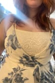 I'm so disappointed. I actually cried after I put this on cause :( it's such a pretty dress but it's just ill-fitting, and it's too late for me to return it in time for my event. 
Idk who's bust this is supposed to fit for L/XL's, because I don't even have a large chest for my figure. According to the size chart, this should have fit fine. I added a bralette underneath to make it work for my party but I really have no other choice and now it looks way more casual than I wanted it to. I'm beyond bummed out. It's also extremely long, even with heels plan to get it altered unless you're tall. I'm 5'3" and would probably need to take off 5" of fabric to hit my ankle. It's a lot. Anyways thanks Lulus for the expensive dress that made me cry!

Also want to add that the dress was very confusing to put on. It's an open wrap dress that has several different ties, inside and outside of the dress. It took me a while to get them untied and try to figure out how to get it on. Not a good experience. - Ashley D.