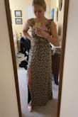 I bought this dress for my upcoming engagement photo shoot, and then realized I still have some other lulu dresses in my closet that I could wear so I could save some money. But when the dress came and I put it on&. I Was In LOVE!!!! I'm a very picky person when it comes to clothes fit because I have a rectangular, athletic body, and especially for a photo shoot it is very pertinent to get a dress that is flattering in all areas. And this dress did the job. The way the dress was cut around the arms with the sleeve didn't give armpit bulge, the cute little cut under the breast helped give it shape, and the tight bodice flattered my body shape perfectly. 
Plus my boyfriend was very enthralled with it too. - Savannah A.