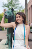 I wore this for graduation and loved it! A little loose in the top, but I've been gaining and losing weight a lot recently, so I take it as more of a me thing than the dress. Beautiful dress! - Violet W.