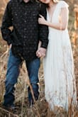I wore this for my engagement photos and it was beautiful!!! - Gabi P.