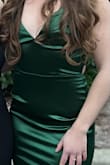 I felt like a true Queen in this gown. I wore it for a black-tie event and I received so many compliments. Love Love Love!! The color is beautiful as well. - Bobbi Z.