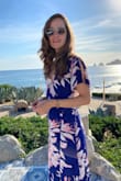 I wore this dress to my sister's wedding and it fit beautifully. I don't have much of a chest but it gave me nice cleavage and was flattering, it flowed gorgeously. It is very long though, so you may have to tailor the bottom. - Nicole M.