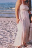 Wore this dress for a beach photo shoot and a bday party and it was perfect. Flowy and light. I was able to adjust the straps and tie it up however I liked. Recommend. - Cecilia G.