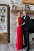 I wore this dress to a gala and it was perfect! I'm 5'7 and wore 3' heels and it was a perfect length. It was comfortable all night while sitting, standing, and most importantly dancing! I got a ton of compliments and the back is amazing! - Becky B.