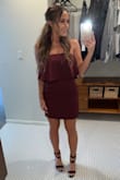 I wore this dress for my friend's wedding and am super pleased with how it turned out! I found it to be a little loose, something I especially noticed when I was on the dancefloor at the reception. Otherwise, I really loved how it looked and felt amazing while wearing it! - Emily G.