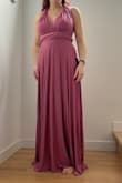 This dress is beautiful and I like that I can wear it in different styles. However I was looking for a dress with a more brownish hue and when this dress arrived, it was very Pink. Returning and will pick a different color. - Alisha T.