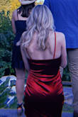 I wore this dress to my boyfriend's fraternity formal in Gatlinburg, TN! It is very comfortable and the material is great quality. Photographed well! I even was able to wear a strapless bra with it. :) - Claire M.