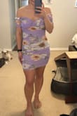 Purchased this dress for a wedding and ultimately returned it. I didn't feel the quality justified the price and went with another Lulus look instead. I did feel it ran TTS - ordered my standard medium and it fit fine. Others commented on this, too, but the bust on this dress is bizarre. I didn't think it looked good with or without a bra and just wasn't flattering at all. Probably would have tapped the girls up a bit to make them look better in this dress. - Amber H.