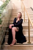 When I got the dress it was SUPER long, and I'm 5'6 so that was a bit of a surprise. Even with the shoes I still had to hem the bottom 1.5" and raise the neckline 1". The waist was a LITTLE big but not to where it was a problem. This was a dress for a formal wedding and WOW did I get a lot of compliments on it. Very comfortable, as well. - Kelly H.
