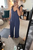 I was looking for a free people dupe and I think this is it! I would size down though, I did and still feel it's baggy but it's also supposed to be baggy. I usually end up returning most things I get from Lulus unfortunately but not this time! Such a good buy! Light and airy, so soft and comfortable. - Caitlin F.