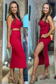 Perfect for vacation (due to non-wrinkly material). Because of my size (30DDD) the stretchy material was perfect. I tend to have issues with gapping in the low back and things being too loose around my waist but this was a perfect fit! HIGHLY recommend! - Jillian H.