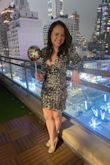 Wore for New Year's Eve - loved it. Short but not too short, and sparkly but not tacky. Definitely would recommend it! - Hadas B.