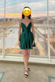 My daughter wore it to her spring dance and loved it. She wears an extra small but this dress didnt have that option, we were able to make the small work since its a tie back. This is our first purchase from Lulus but I see it being our go-to shop for dress purchases. - Lisa M.