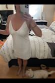 This dress was perfect for a Vegas bachelorette but I did need to pin the straps from falling down. It also scratched a little but not enough to get annoyed. Very comfortable and easy. - Eve C.